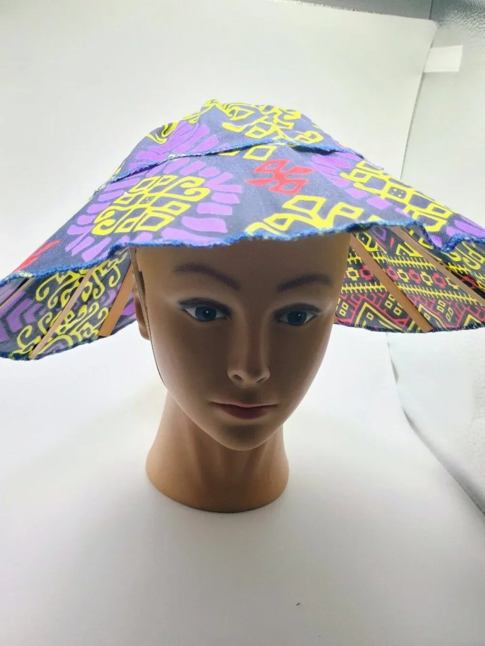 Filipino Summer Folding Fan Hat